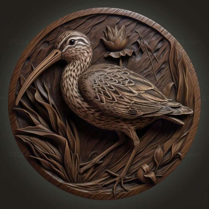 Nature and animals (st snipe 3, NATURE_3423) 3D models for cnc